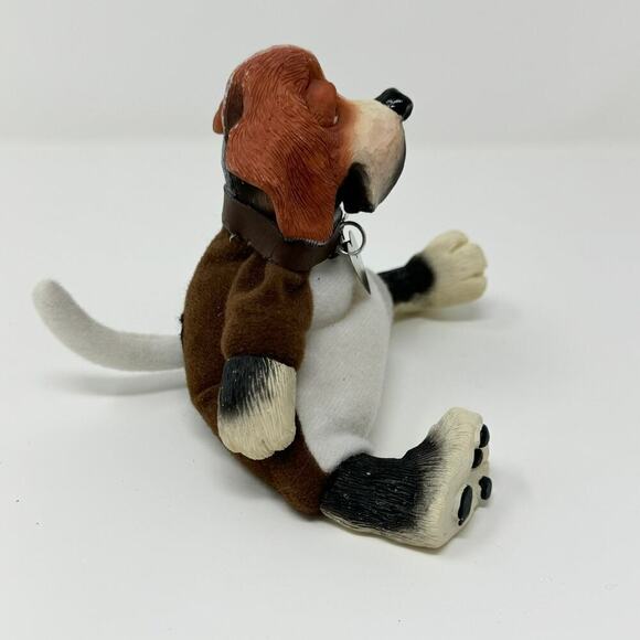 Hound Dogz Orville Beagle Dog by Kathleen Kelly Encore Bean Bag Resin Toy Plush - Picture 10 of 13